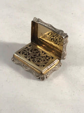 Load image into Gallery viewer, Silver Vinaigrette Edward Smith 1850
