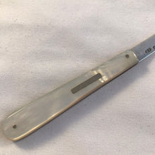 Load image into Gallery viewer, Silver And Mother Of Pearl Fruit Knife Sheffield 1905
