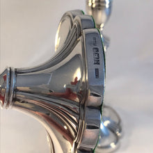 Load image into Gallery viewer, Pair Of Elizabeth II Silver Candlesticks Birmingham 1975