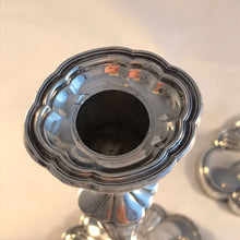 Load image into Gallery viewer, Pair Of Elizabeth II Silver Candlesticks Birmingham 1975