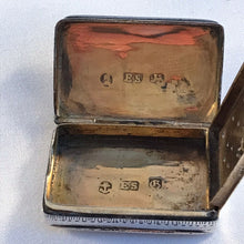 Load image into Gallery viewer, George IV Hallmarked Silver Vinaigrette Edward Smith Birmingham 1830