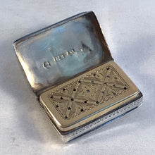 Load image into Gallery viewer, George IV Hallmarked Silver Vinaigrette Edward Smith Birmingham 1830