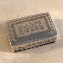 Load image into Gallery viewer, George IV Hallmarked Silver Vinaigrette Edward Smith Birmingham 1830