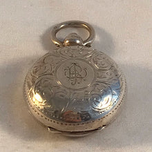 Load image into Gallery viewer, Silver Sovereign Case With Foliate Decoration And Monogrammed Cartouche Birmingham 1911