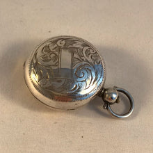 Load image into Gallery viewer, Edwardian Silver Sovereign Case With Foliate Decoration Birmingham 1909