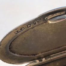Load image into Gallery viewer, Unusual Victorian Silver Oval Box Vesta Birmingham 1876