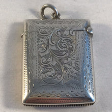 Load image into Gallery viewer, Silver Vesta With Shield Shaped Cartouche Birmingham 1900