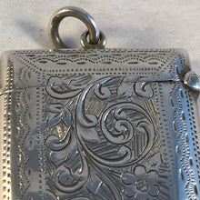 Load image into Gallery viewer, Silver Vesta With Shield Shaped Cartouche Birmingham 1900