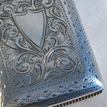 Load image into Gallery viewer, Silver Vesta With Shield Shaped Cartouche Birmingham 1900