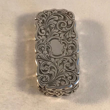 Load image into Gallery viewer, Silver Castletop Vinaigrette Depicting Scott Memorial Monument Edward Smith 1849