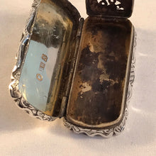 Load image into Gallery viewer, Silver Castletop Vinaigrette Depicting Scott Memorial Monument Edward Smith 1849