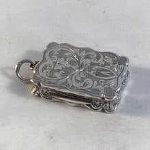Load image into Gallery viewer, Victorian Silver Vinaigrette Frederick Marson Birmingham 1876