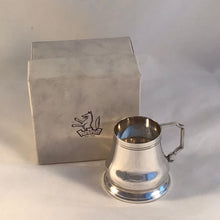Load image into Gallery viewer, Tankard Shaped Silver Double Jigger Silver Spirit Shot Measure Double And Single