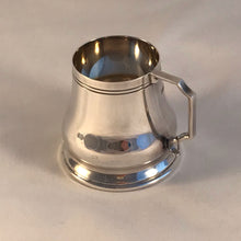 Load image into Gallery viewer, Tankard Shaped Silver Double Jigger Silver Spirit Shot Measure Double And Single