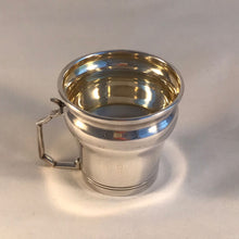 Load image into Gallery viewer, Tankard Shaped Silver Double Jigger Silver Spirit Shot Measure Double And Single