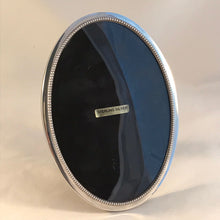 Load image into Gallery viewer, Oval Silver Photograph Frame With Beaded Edge