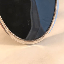Load image into Gallery viewer, Oval Silver Photograph Frame With Beaded Edge