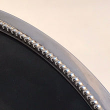 Load image into Gallery viewer, Oval Silver Photograph Frame With Beaded Edge