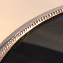 Load image into Gallery viewer, Oval Silver Photograph Frame With Beaded Edge