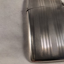 Load image into Gallery viewer, Striped Silver Card Case William Neale Birmingham 1929