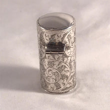 Load image into Gallery viewer, Silver Scent Bottle With Glass Inside Birmingham 1907