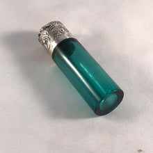 Load image into Gallery viewer, Silver Topped Glass Scent Bottle Birmingham 1888