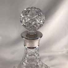 Load image into Gallery viewer, Silver And Glass Ships Decanter Birmingham 1988