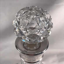 Load image into Gallery viewer, Silver And Glass Ships Decanter Birmingham 1988