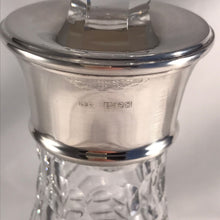 Load image into Gallery viewer, Silver And Glass Ships Decanter Birmingham 1988