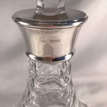 Load image into Gallery viewer, Silver And Glass Ships Decanter Birmingham 1988