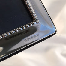 Load image into Gallery viewer, Small Silver Photograph Frame With Beaded Edge Carrs Of Sheffield 2003