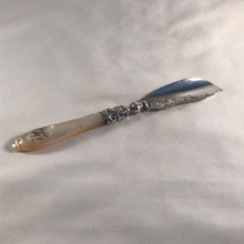 Load image into Gallery viewer, Silver And Mother Of Pearl Butter Spreader George Unite 1879