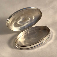 Load image into Gallery viewer, Large Silver Pill Pot With Foliate Decoration Full Import Hallmarks