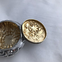 Load image into Gallery viewer, French Silver Pill Box Embossed Decoration Charles Hack And Achille Hourdequin