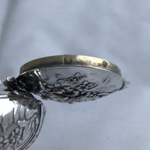 Load image into Gallery viewer, French Silver Pill Box Embossed Decoration Charles Hack And Achille Hourdequin