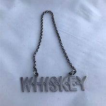 Load image into Gallery viewer, Silver Decanter Label Whiskey William Hutton & Sons