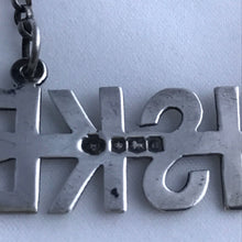 Load image into Gallery viewer, Silver Decanter Label Whiskey William Hutton & Sons