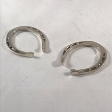 Load image into Gallery viewer, Pair Of Silver Horseshoe Napkin Holders Often Used As Lucky Charms