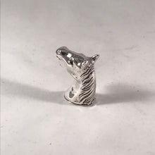 Load image into Gallery viewer, Solid Silver Horse Head Vesta