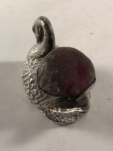 Load image into Gallery viewer, Edwardian Silver Swan Pin Cushion Levi & Salaman Birmingham 1904