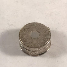 Load image into Gallery viewer, Circular Silver Vinaigrette John Linnit London 1817