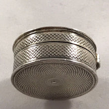 Load image into Gallery viewer, Circular Silver Vinaigrette John Linnit London 1817