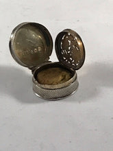 Load image into Gallery viewer, Circular Silver Vinaigrette John Linnit London 1817
