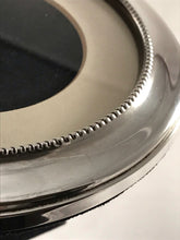 Load image into Gallery viewer, Round Silver Picture Frame With Beaded Edge Birmingham 1998