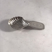 Load image into Gallery viewer, George III Silver Caddy Spoon Scallop Shaped Bowl