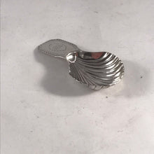 Load image into Gallery viewer, George III Silver Caddy Spoon Scallop Shaped Bowl