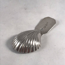 Load image into Gallery viewer, George III Silver Caddy Spoon Scallop Shaped Bowl