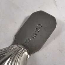 Load image into Gallery viewer, George III Silver Caddy Spoon Scallop Shaped Bowl