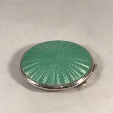 Load image into Gallery viewer, Silver And Enamel Compact Birmingham 1938
