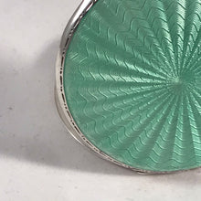Load image into Gallery viewer, Silver And Enamel Compact Birmingham 1938